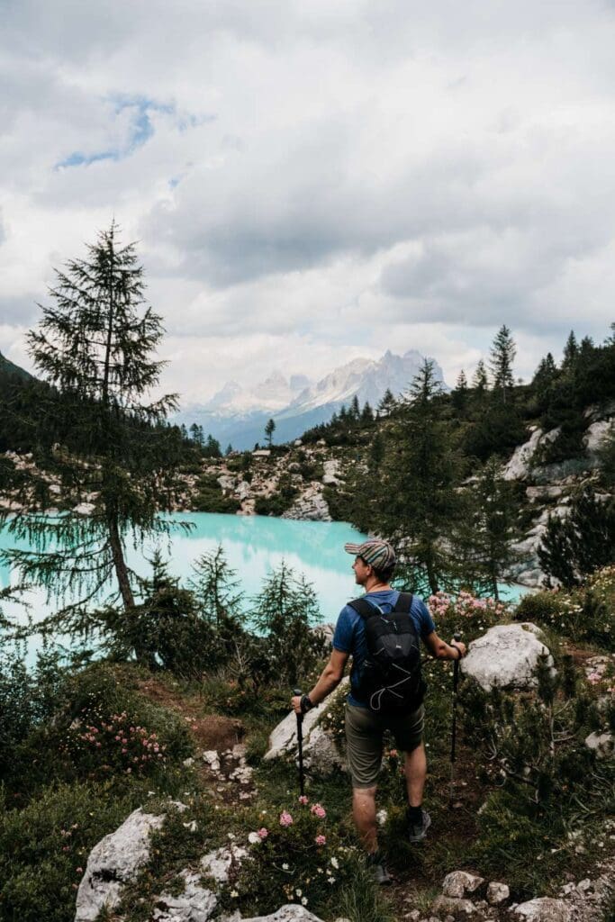 Lago di Sorapis wandern Dolomiten Wandern Dolomiten
